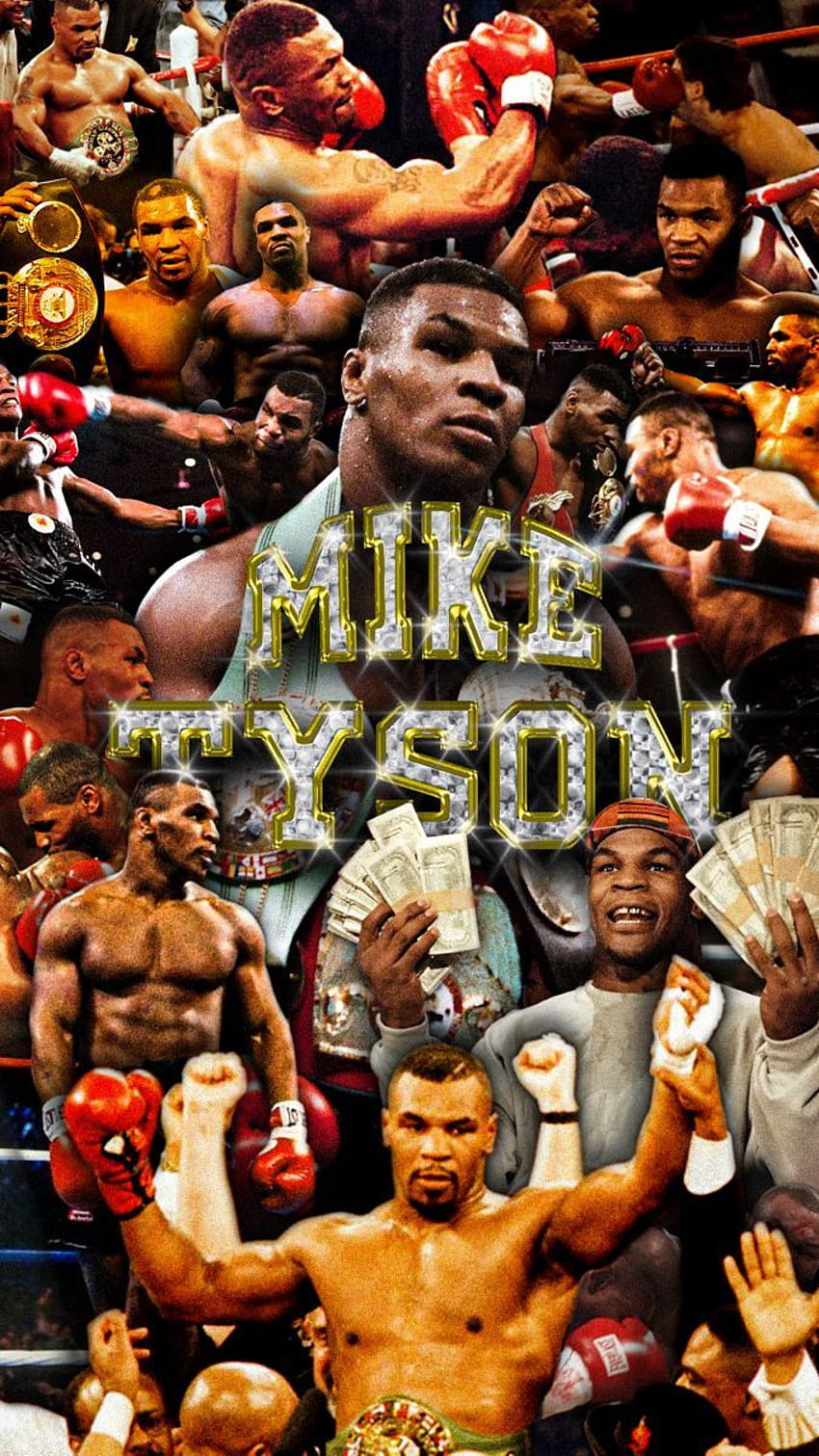 Mike Tyson . Mike tyson, boxeo de Mike tyson, carteles de boxeo, arte de Mike Tyson fondo de pantalla del teléfono