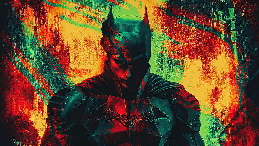 ศิลปะแบทแมนสีสันสดใส The Batman วอลล์เปเปอร์ HD