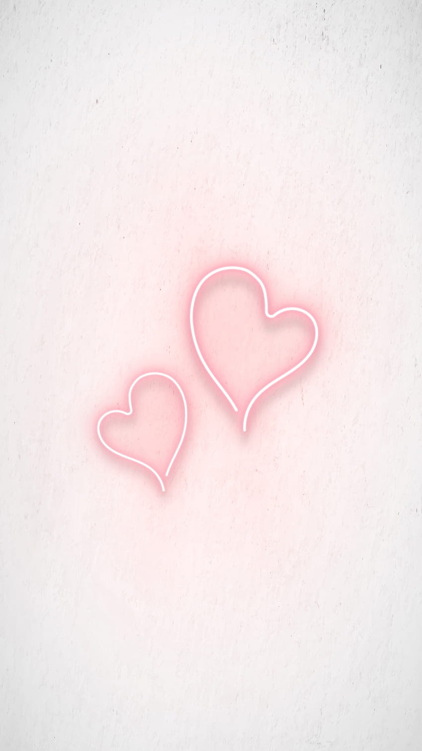 Неоново сърце. , PNG стикери и фон - rawpixel, сладки розови неонови сърца HD тапет за телефон
