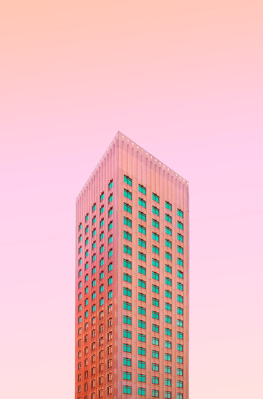Architecture, Building, Minimalism, Facade, Netherlands, Rotterdam HD phone wallpaper
