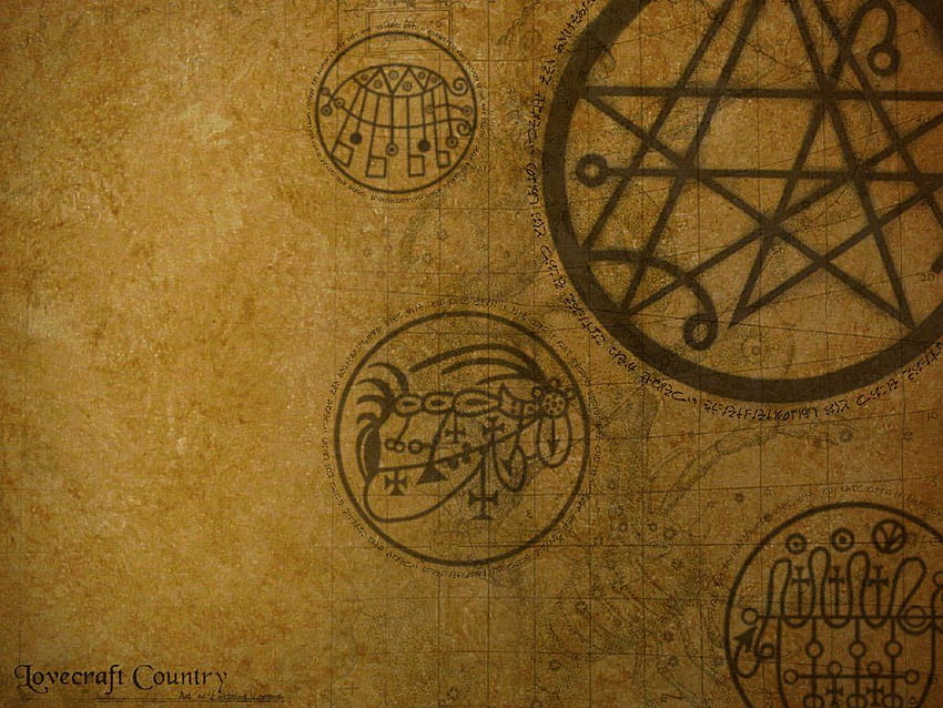 pentagram hp lovecraft simon necronomicon işaret HD duvar kağıdı