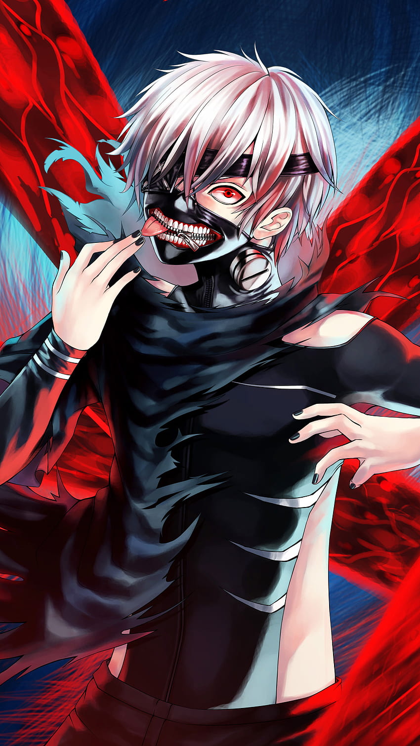 Tokyo Ghoul Anime Mobile (iPhone, Android, Samsung, Pixel, Xiaomi) HD phone wallpaper