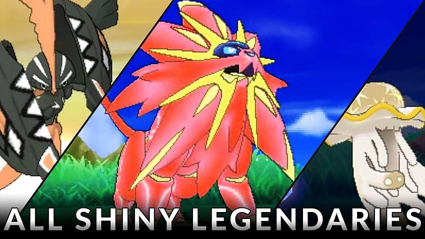 Pokemon Sun and Moon: All SHINY Legendary Pokemon, Ultra Beasts HD wallpaper