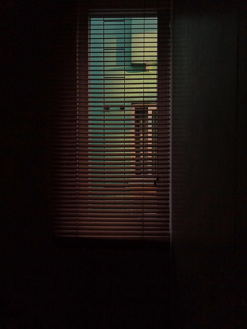 Dark, , , Window, Room, Jalousie HD phone wallpaper