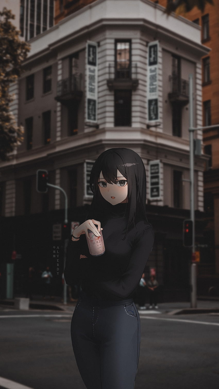 Anime Girl, Anime-Ästhetik, Anime, Anime-X-Reality, Anime-Girl, Anime-Art, Waifus HD-Handy-Hintergrundbild