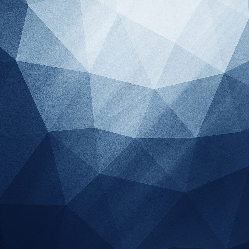 Многоъгълна синя текстура с абстрактен модел на фона HD тапет за телефон