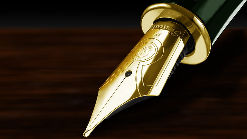 Penna stilografica, penna d'oca Sfondo HD