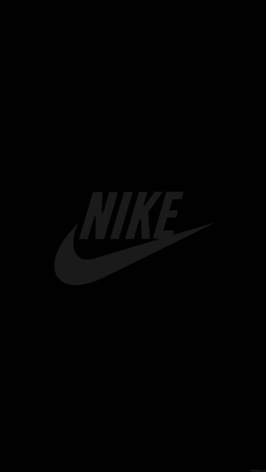 Logotipo Nike iPhone preto, Nike amarelo e preto Papel de parede de celular HD