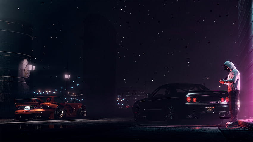 GTA Online Nissan GT-R Toyota Supra Grand Theft Auto V HD wallpaper