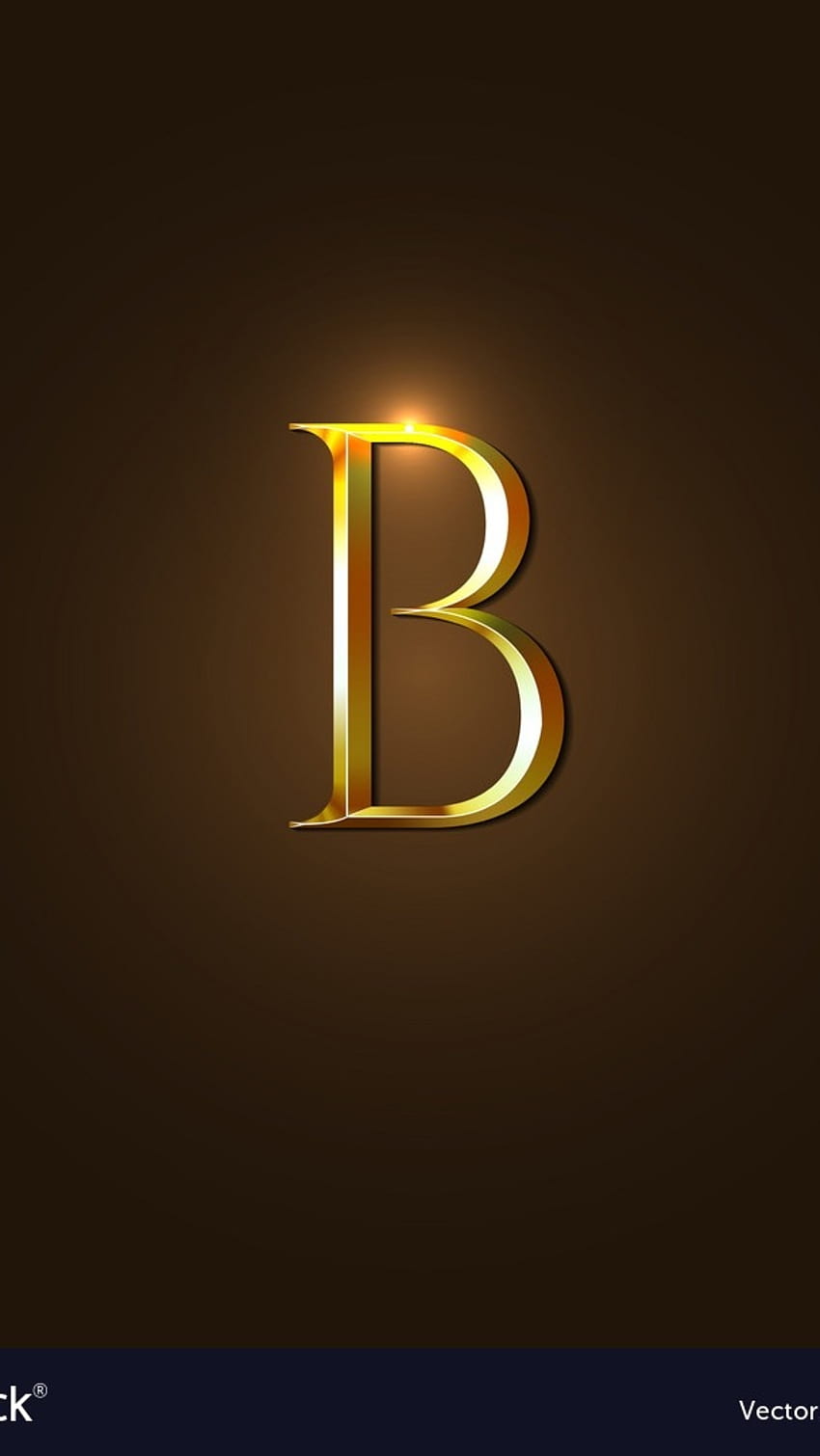 Nome B, Golden B, alfabeto Papel de parede de celular HD