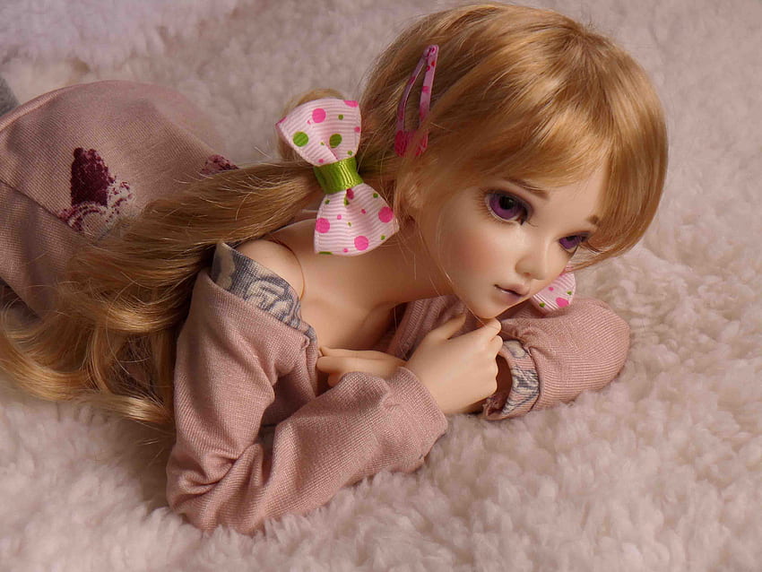Smutna lalka Barbie Dp, urocza lalka Barbie Tapeta HD