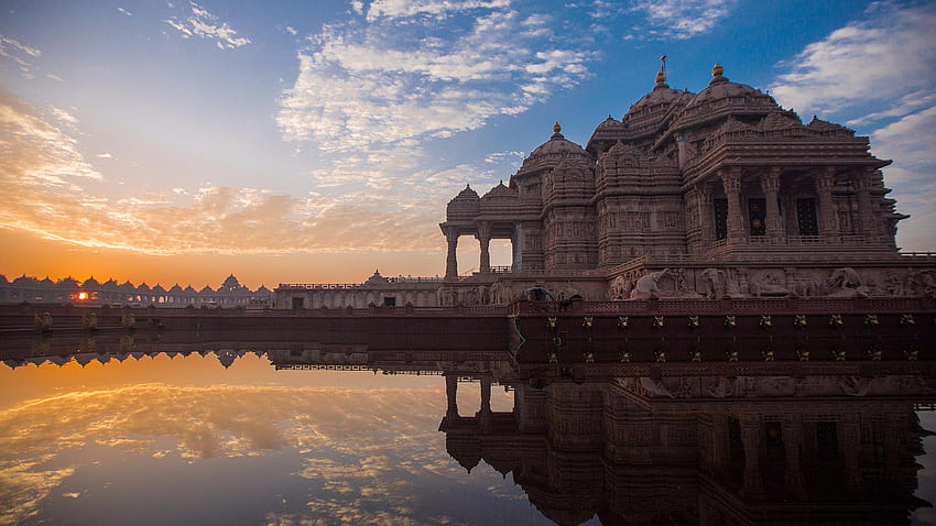 Gallerie – Swaminarayan Akshardham Nuova Delhi, Tempio di Akshardham Sfondo HD