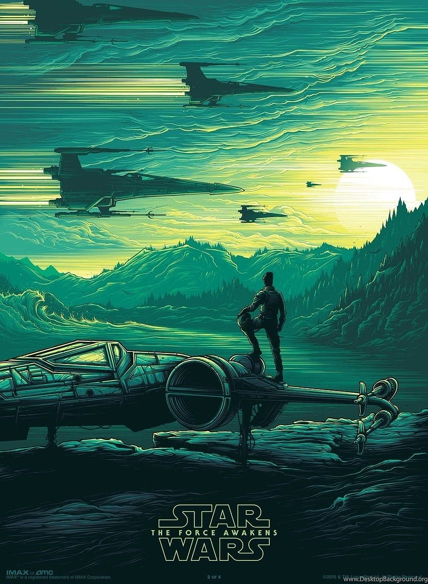 Green Star Wars The Force Awakens Background HD phone wallpaper