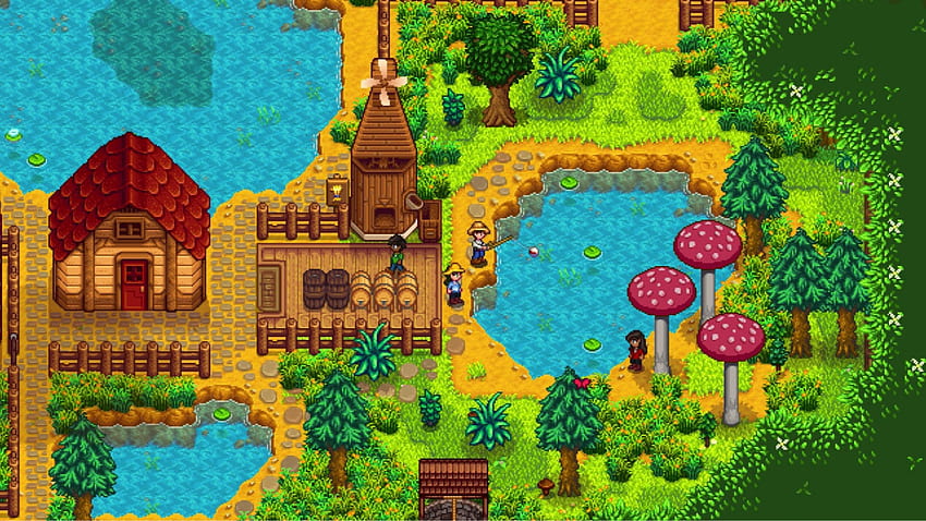 Stardew Valley farm layout – farming, mining, and foraging, Cool Stardew Valley HD wallpaper