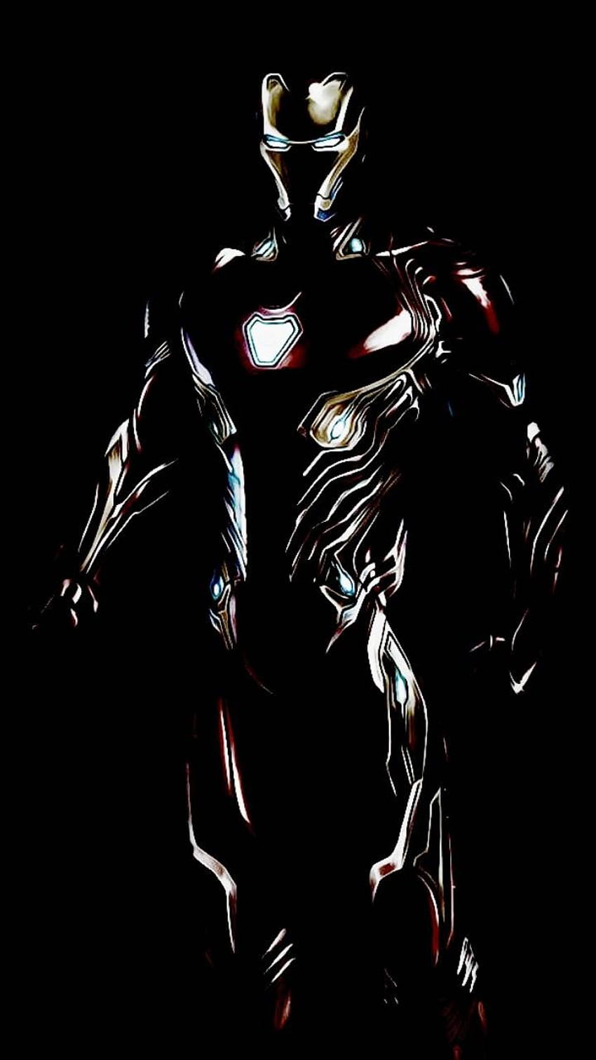 Iron Man Black And White Wallpaper