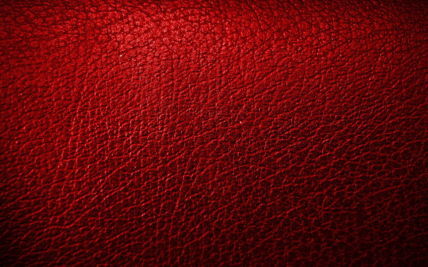 czerwone skórzane tło, , skórzane wzory, skórzane tekstury, czerwone skórzane tekstury, czerwone tło, skórzane tło, makro, skóra dla z rozdzielczością. Wysoka jakość Tapeta HD