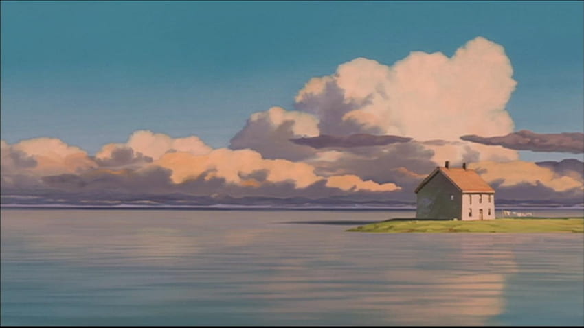 Chihiros Reise ins Zauberland, Ghibli Minimalist HD-Hintergrundbild