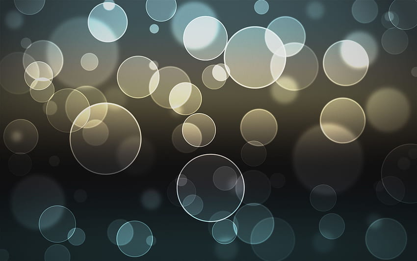 lights, bubbles, bokeh HD wallpaper