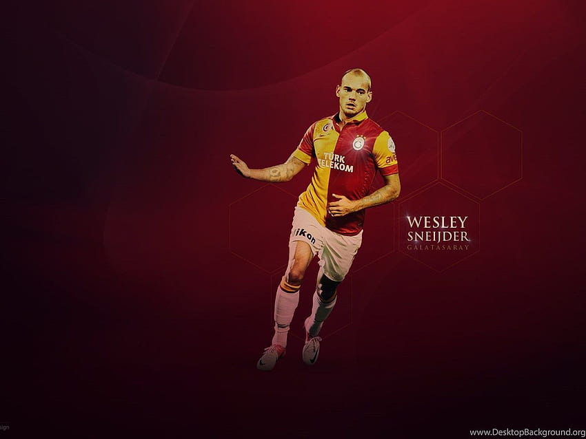 Wesley Sneijder Galatasaray 限定背景 高画質の壁紙