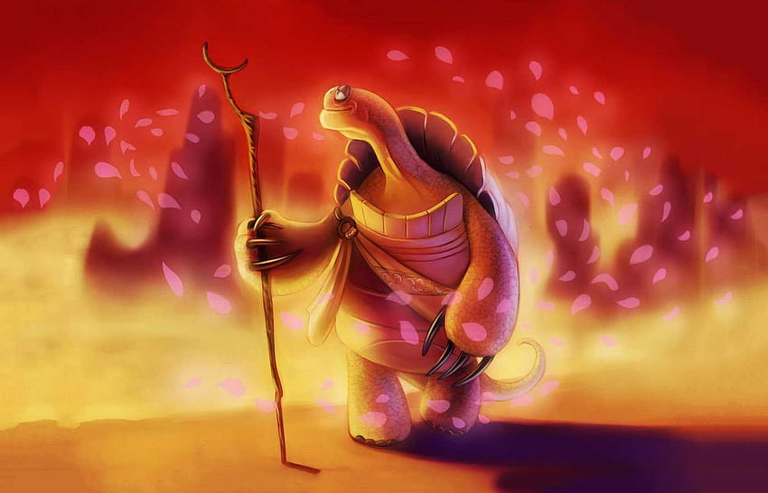 Maître Oogway - Génial, Maître du Kung Fu Fond d'écran HD