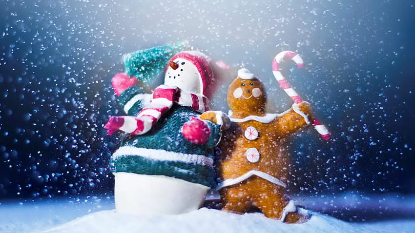 Muñecos de nieve, dulce, invierno, lindo, frío, hermoso, agradable, muñeco de nieve, copo de nieve, vacaciones, nieve, navidad, divertido, alegría, encantador, año nuevo fondo de pantalla