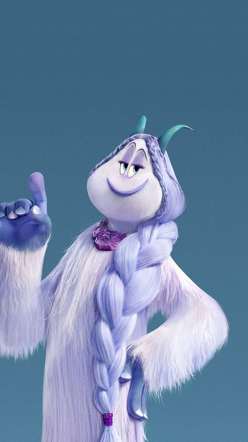 wondrous Cute, yeti girl, Meechee, Smallfoot, animated HD phone wallpaper