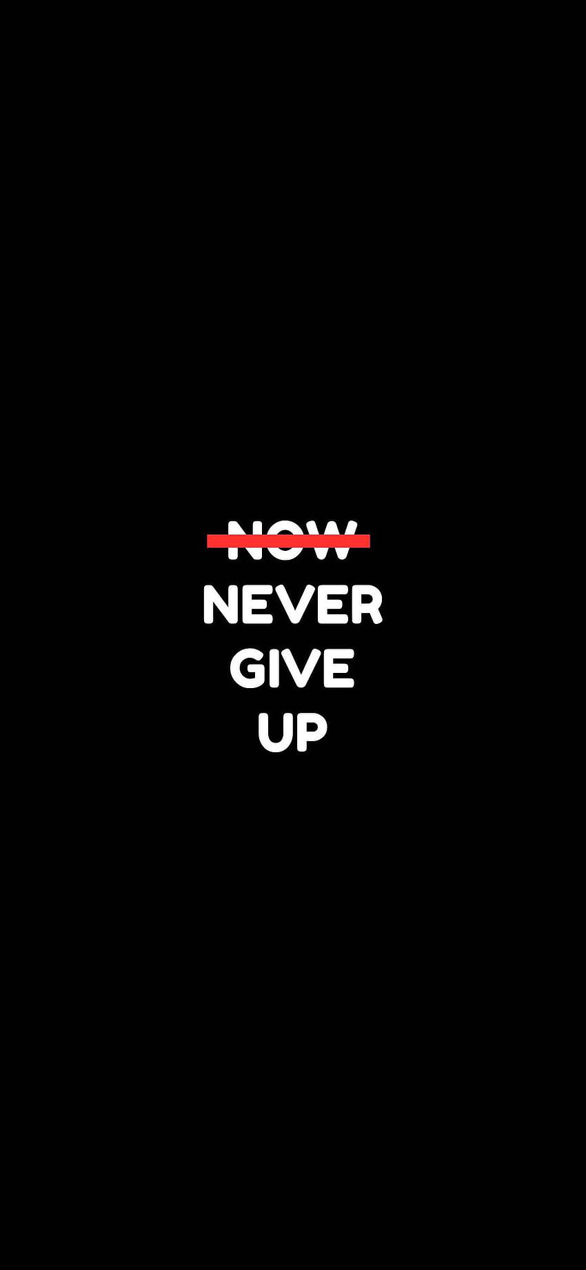 Now And Never Give Up Motivational, Never Give Up Quotes HD phone wallpaper  | Pxfuel