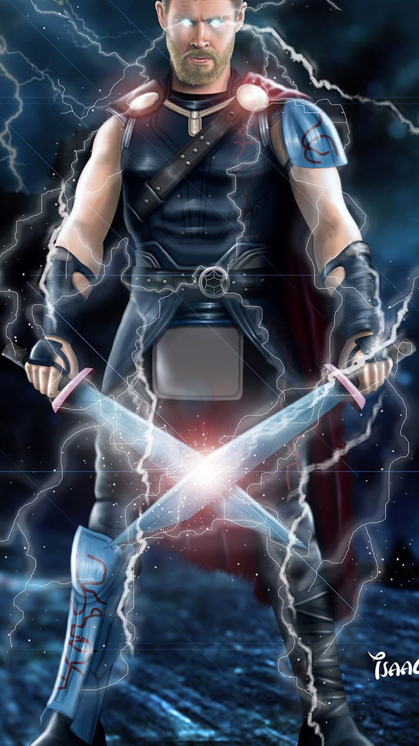 Record of Ragnarok Thor 4K Phone iPhone Wallpaper #7270a