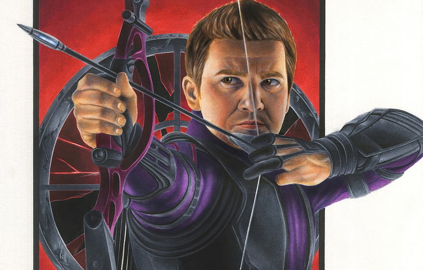 art, Archer, Hawkeye, Jeremy Renner, Clint Barton, Avengers: Age of Ultron for , section фильмы HD wallpaper