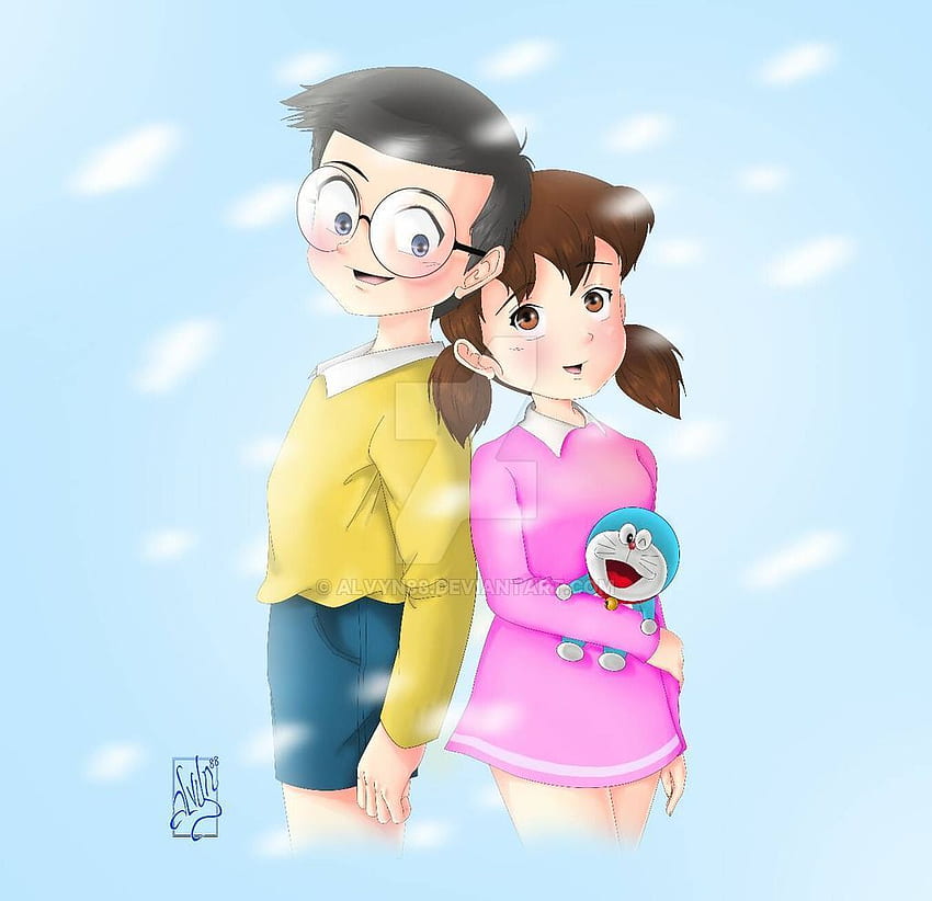 Cartoon love nobita shizuka HD wallpapers | Pxfuel
