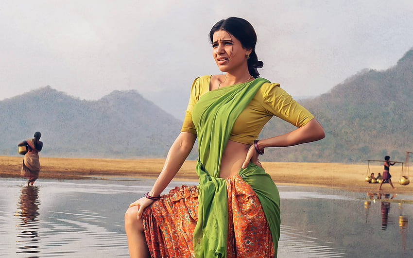 Samantha in Rangasthalam, Samantha 2020 HD wallpaper