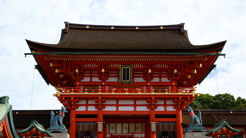 Fushimi Inari-taisha, Fushimi-Inari Taisha, świątynia, Świątynia Inari, Fushimiinaritaisha, Japonia, 3840x2160, KYOTO, , Fushimi-inari-taisha Tapeta HD