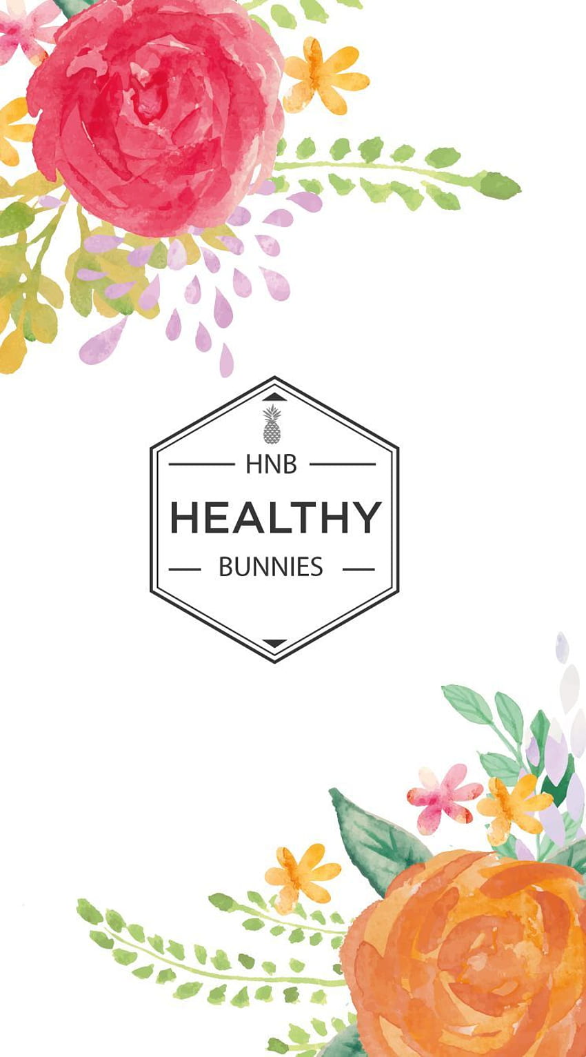 Healthy Bunnies, flowers iphone . Healthy lifestyle HD phone wallpaper