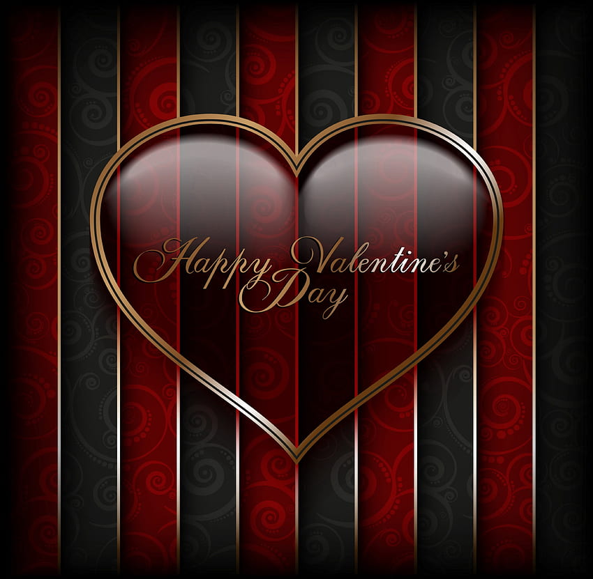 Valentine's Day, happy, romantic, heart, love HD wallpaper