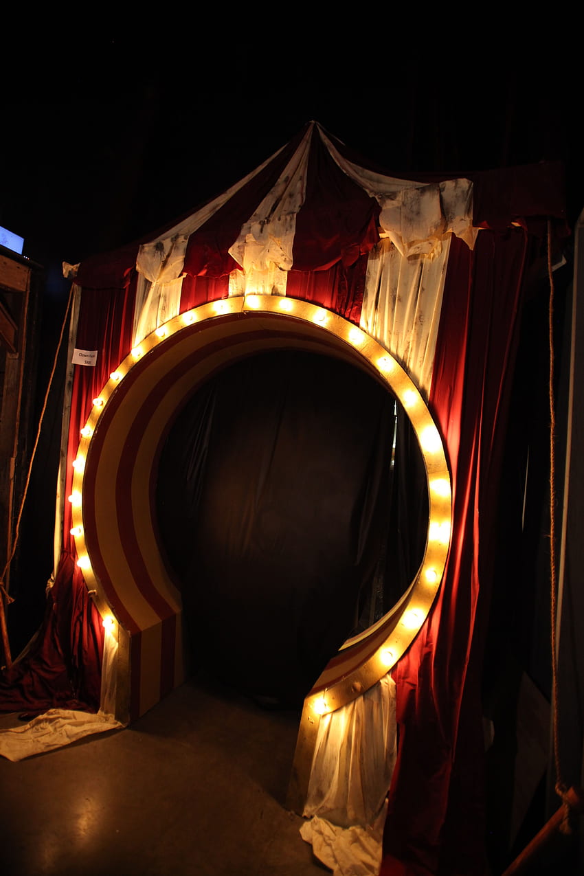 Хелоуин цирк, Обитаван от духове карнавал, Зъл цирк HD тапет за телефон