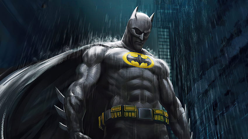 batman in the rain is sad HD wallpaper