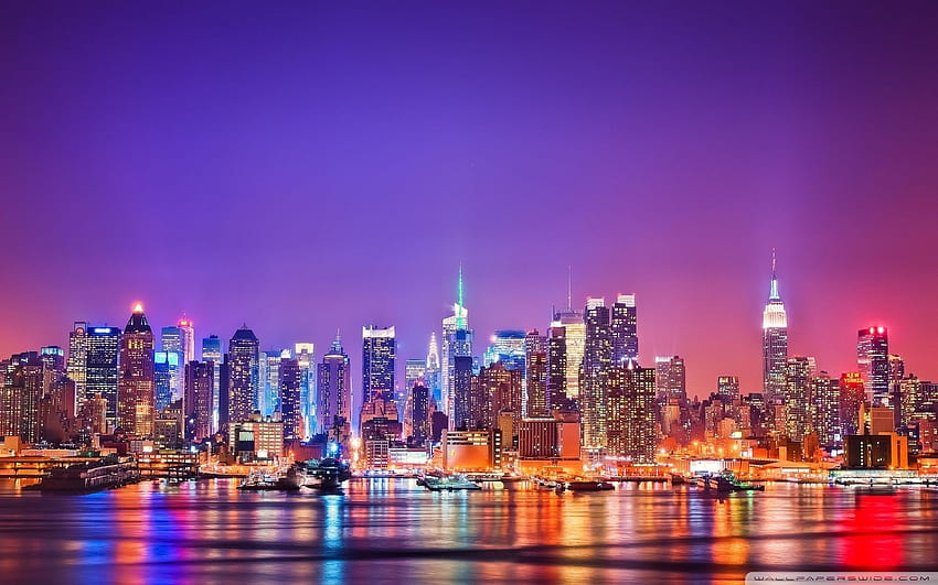 PC için En Popüler New York City Skyline FULL 1920×1080 . New york şehrinin arka planı, Şehir, New york silüeti HD duvar kağıdı