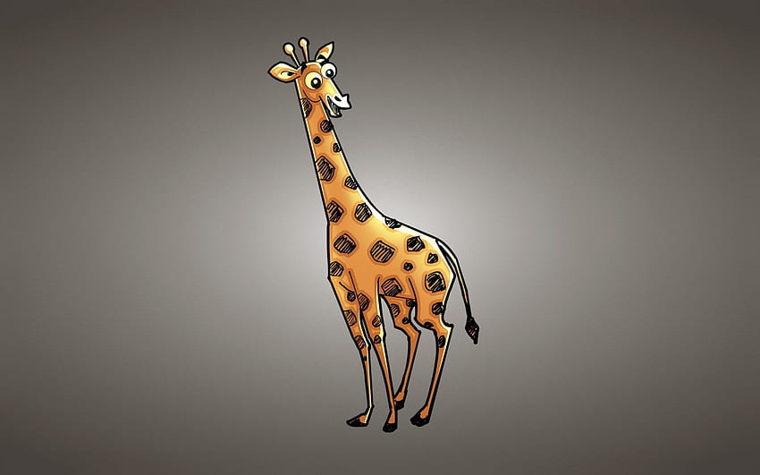 Giraffe Cartoon HD wallpaper | Pxfuel