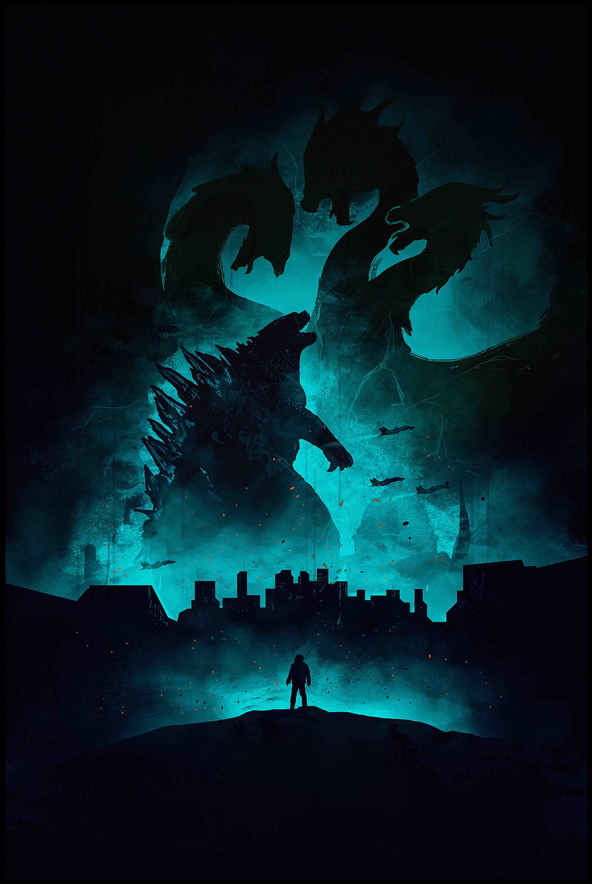 Godzilla rey de los monstruos iPhone fondo de pantalla del teléfono