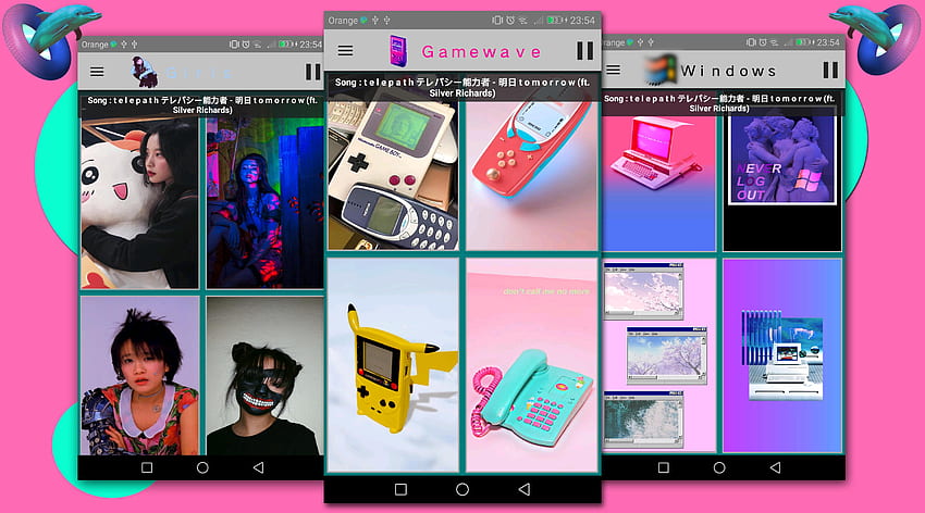 Vaporwave for Android, Vaporwave Nintendo HD wallpaper