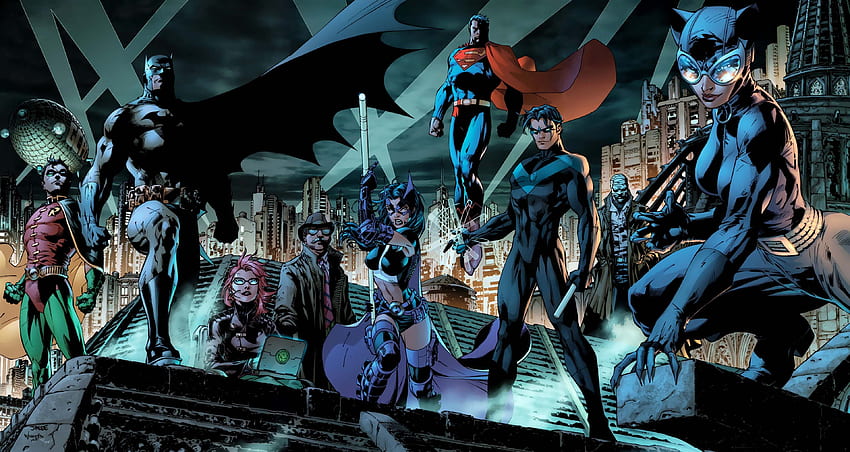 DC-Comics-Computer, Hintergrund. . Jim Lee Batman, Batman Hush, Jim Lee Kunst, DC Nightwing HD-Hintergrundbild