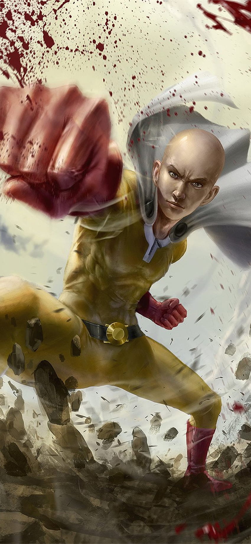 Download Saitama Aesthetic Anime iPhone Wallpaper