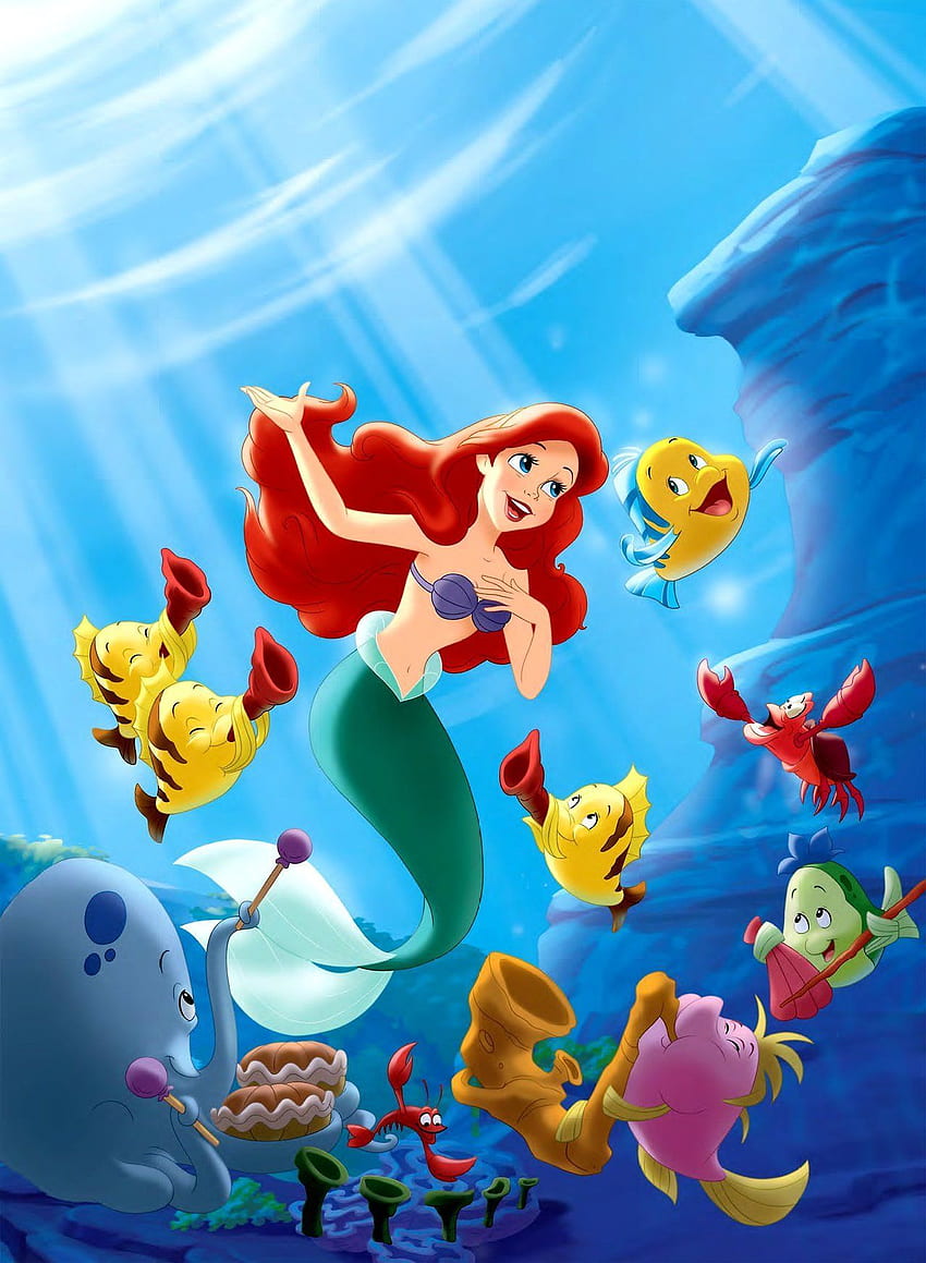küçük Denizkızı. Disney küçük deniz kızları, Denizkızı disney, Ariel Disney Sevimli Tumblr HD telefon duvar kağıdı