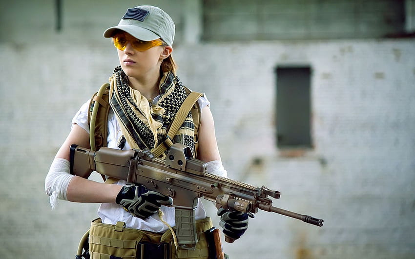 Soldiers, Female Soldier HD wallpaper
