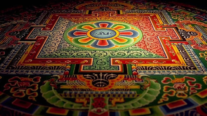 Mandala Buddha, Seni Tibet Wallpaper HD