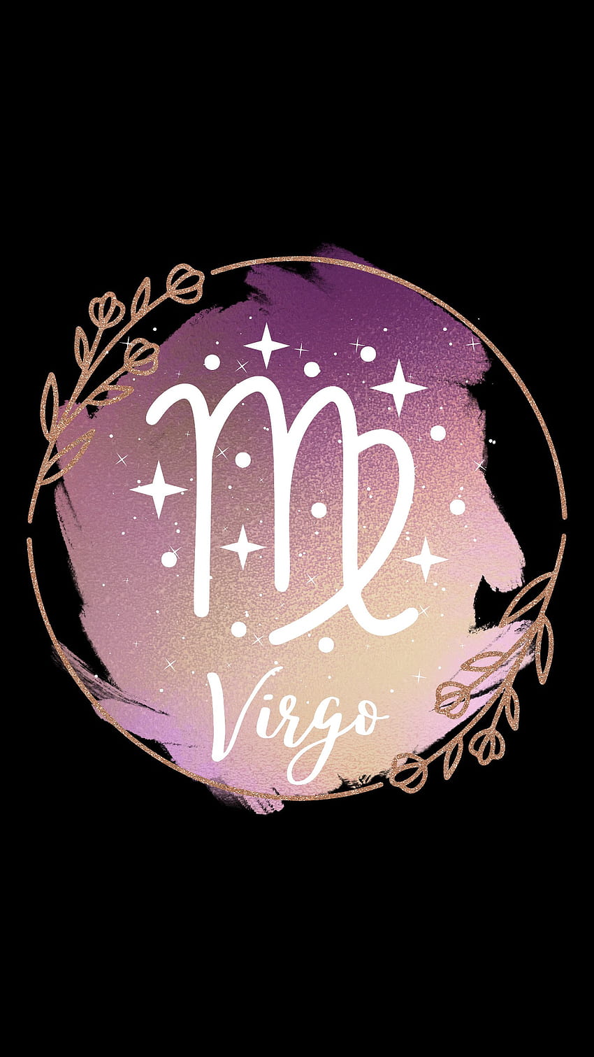 Virgo, zodiaco, signo fondo de pantalla del teléfono
