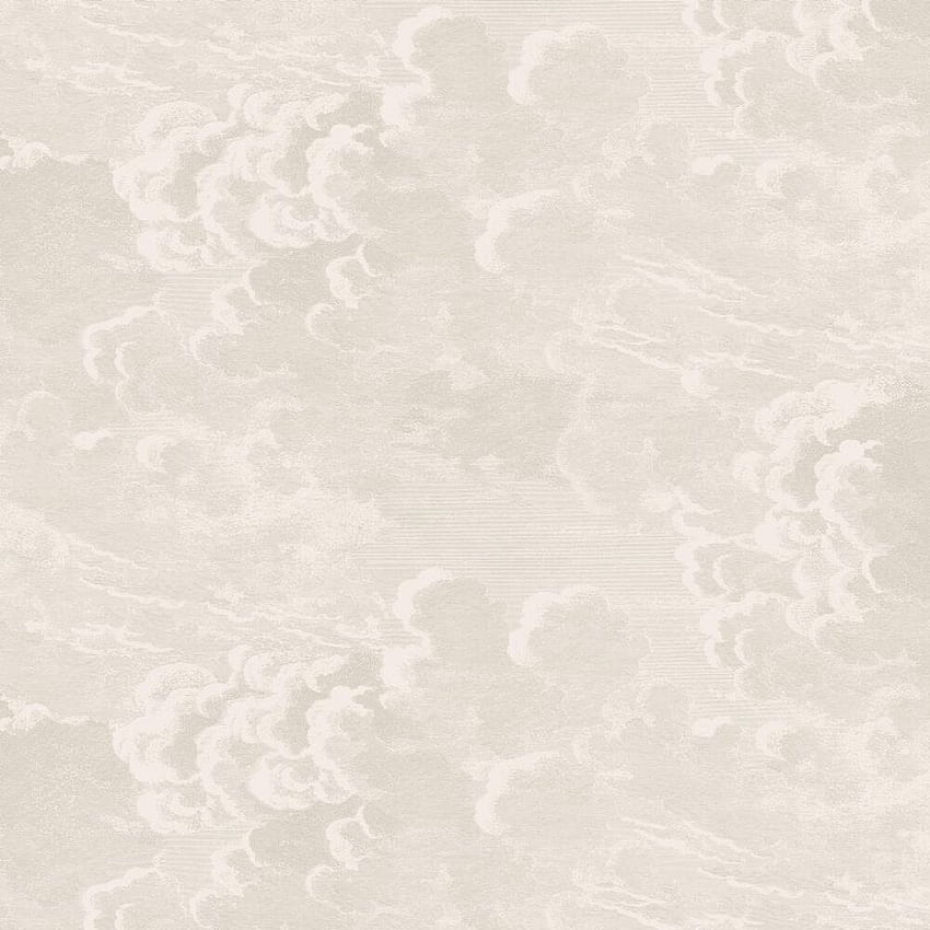 Nuvolette de Cole & Son - Gold and Silver - : Direct, Cream Colour Cloud fondo de pantalla del teléfono
