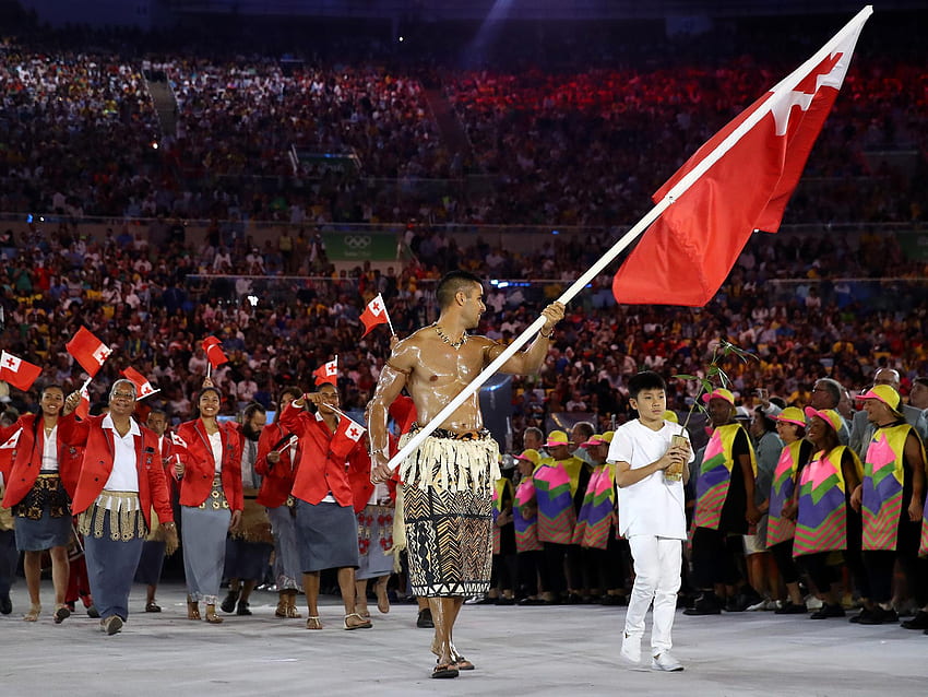 Рио 2016: Тонга се надява на туристически скок от мазен спортист, Tongan Pride HD тапет