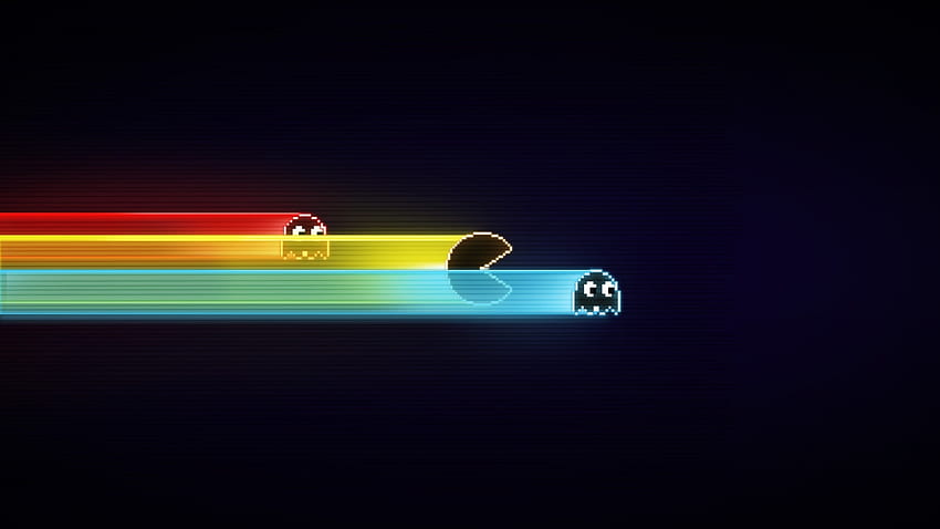 Preview pacman, game, graphics, speed, harassment HD wallpaper