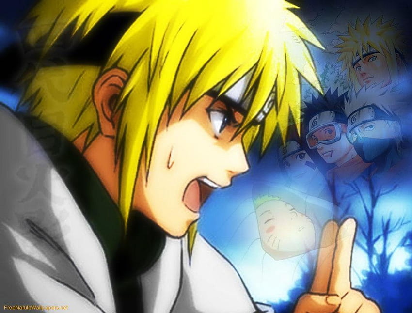 Um das Blatt zu schützen, Naruto, Yondaime HD-Hintergrundbild